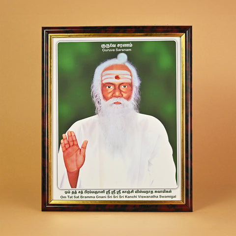 Om Tat Sat Bramma Gnani Sri Kanchi Viswanatha Swamigal Photo Frame